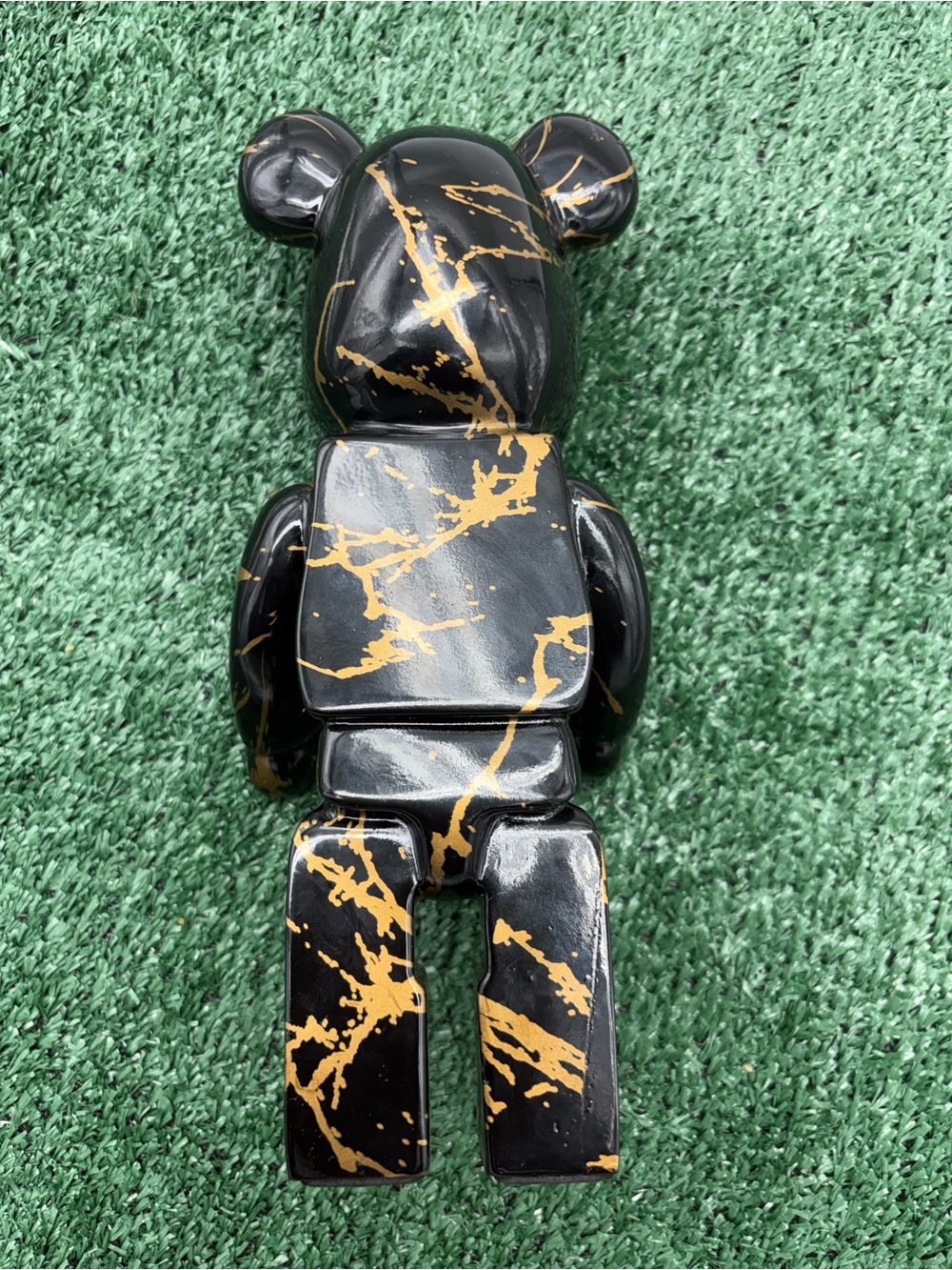 -Style Black & Gold Bear Action Figure for Kids - Picture 2 of 2